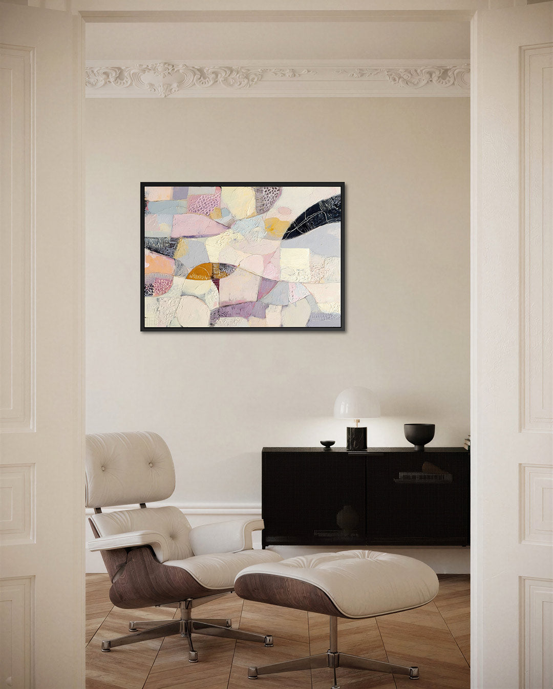 Organische vormen compositie Kunstwerk