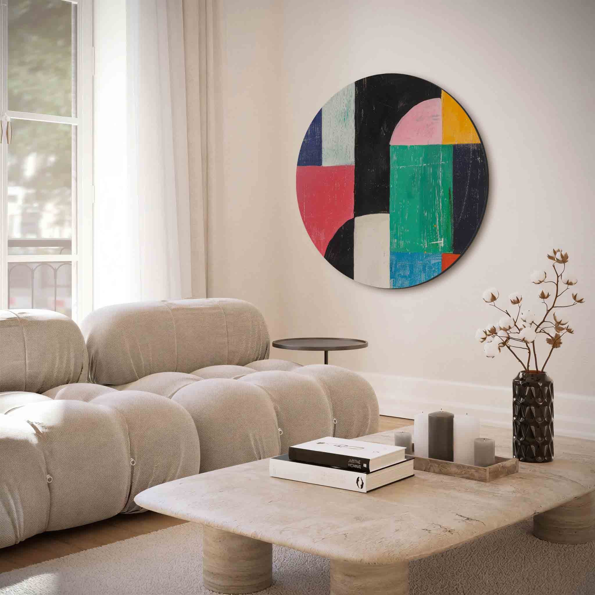 Geometrische vormen Muurcirkel