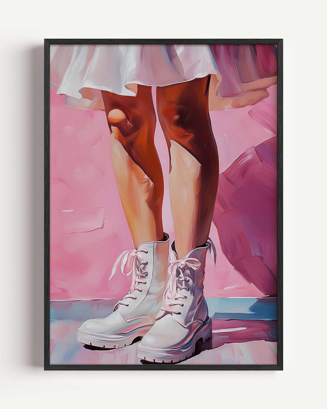 Stijlvolle Roze Vibes Poster-WallArtistic