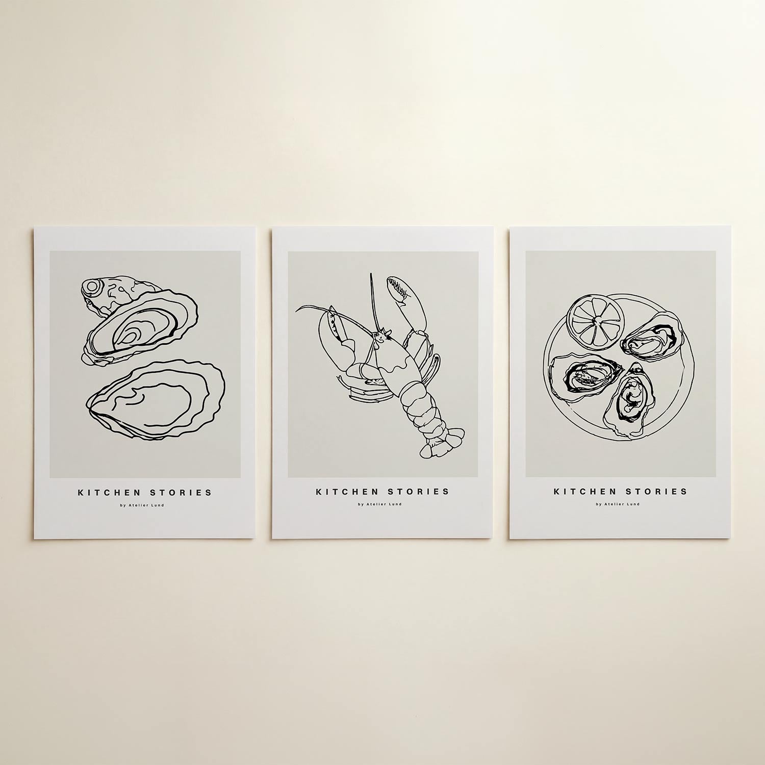 Lijnenspel en vormen Posterset