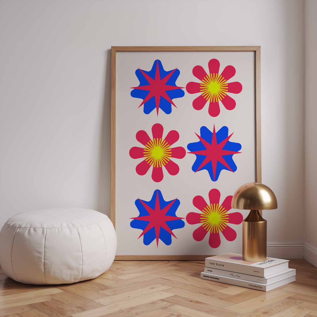 Bloemenexplosie Poster-WallArtistic