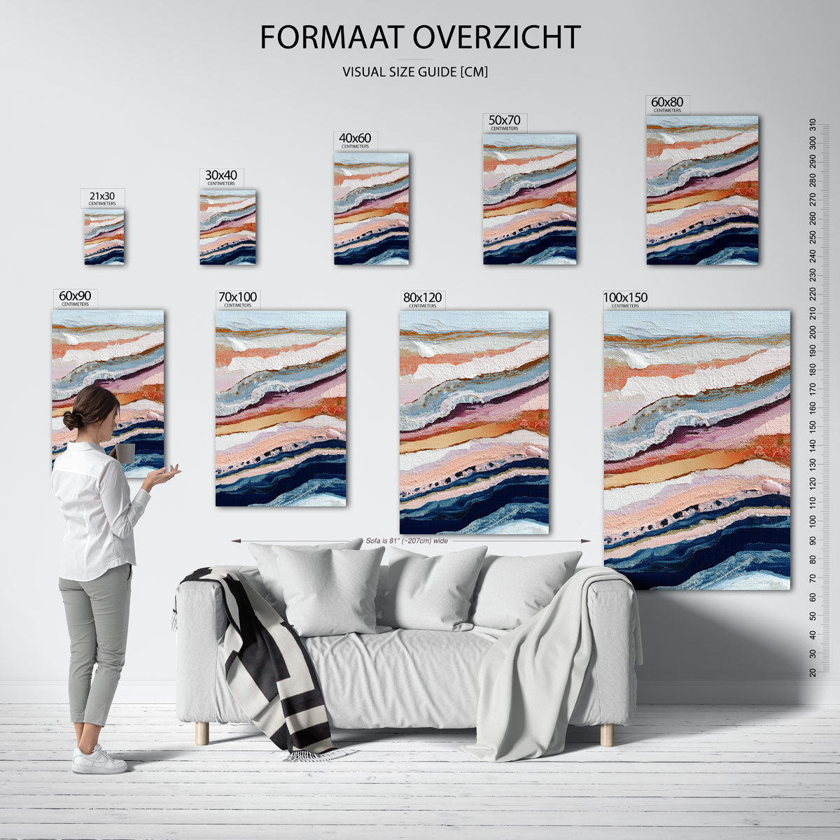 Golvende lagen Poster