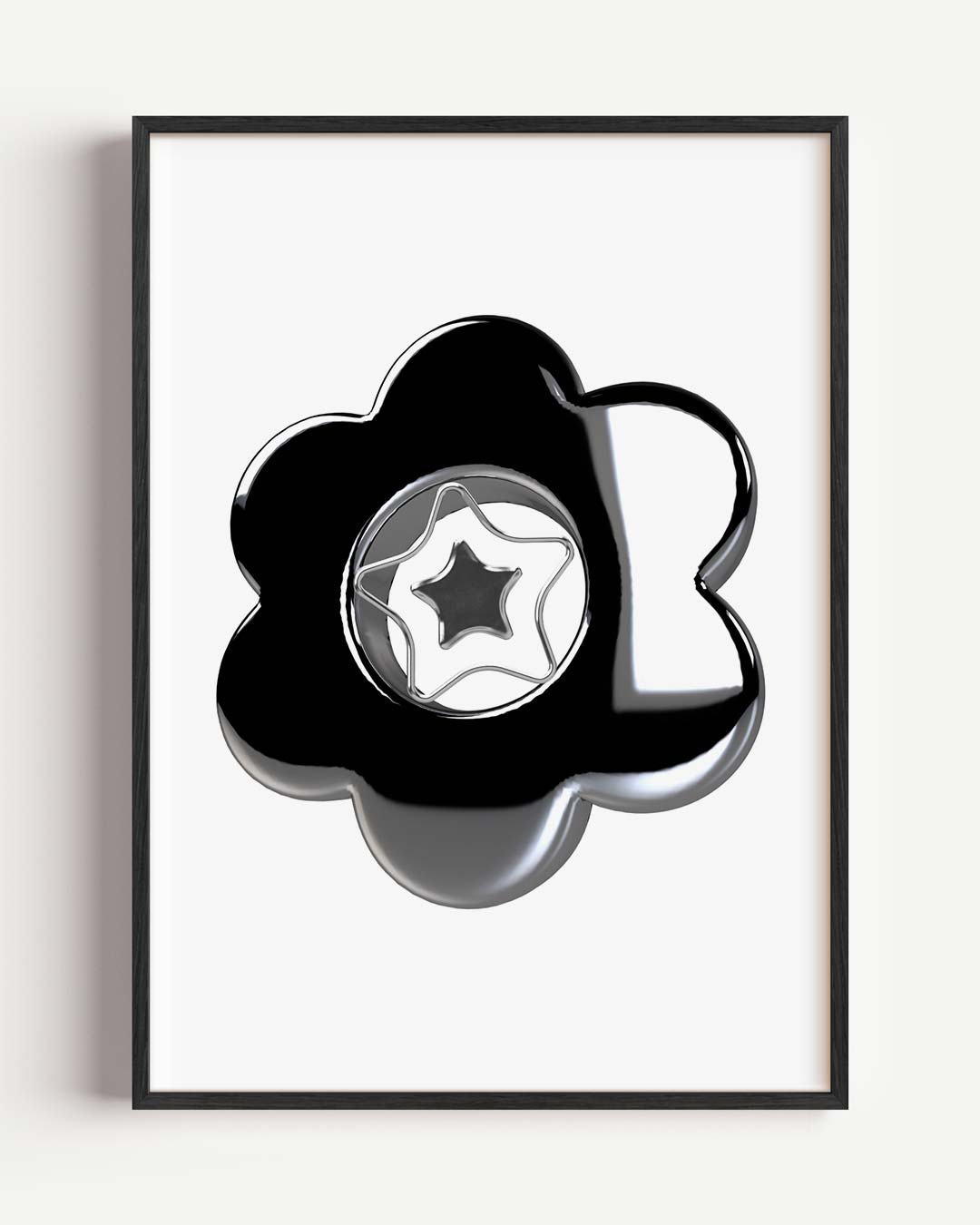 Stralende Ster Bloemenposter-WallArtistic