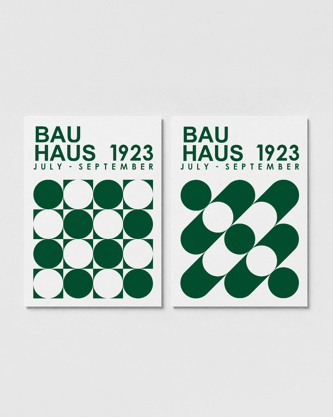 Cirkel en vierkant Posterset