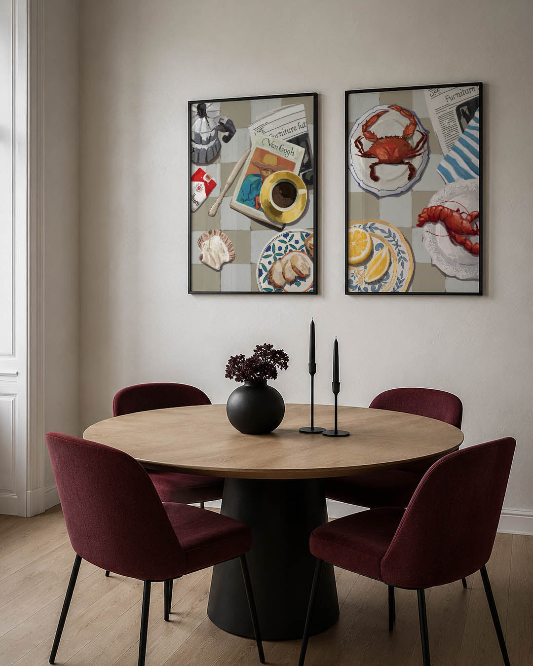 Koffie en kleuren Posterset