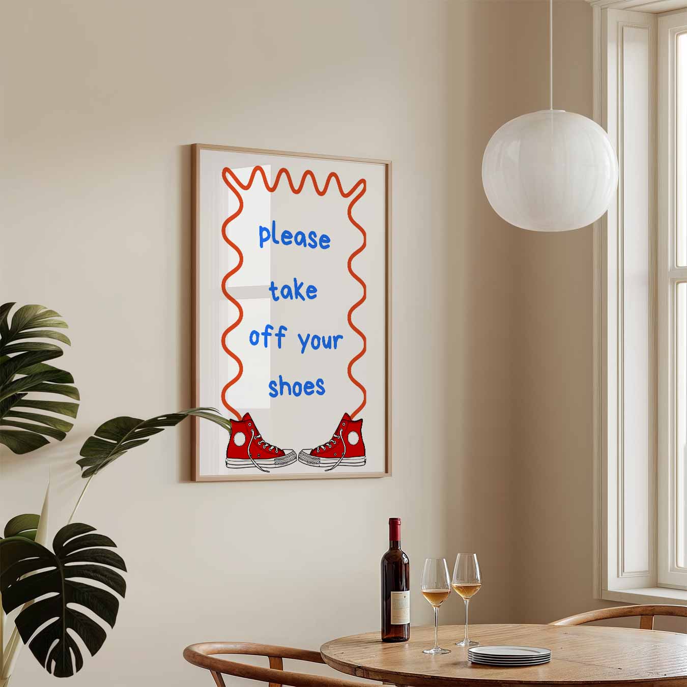 Gezellige Schoenen Uit Poster-WallArtistic