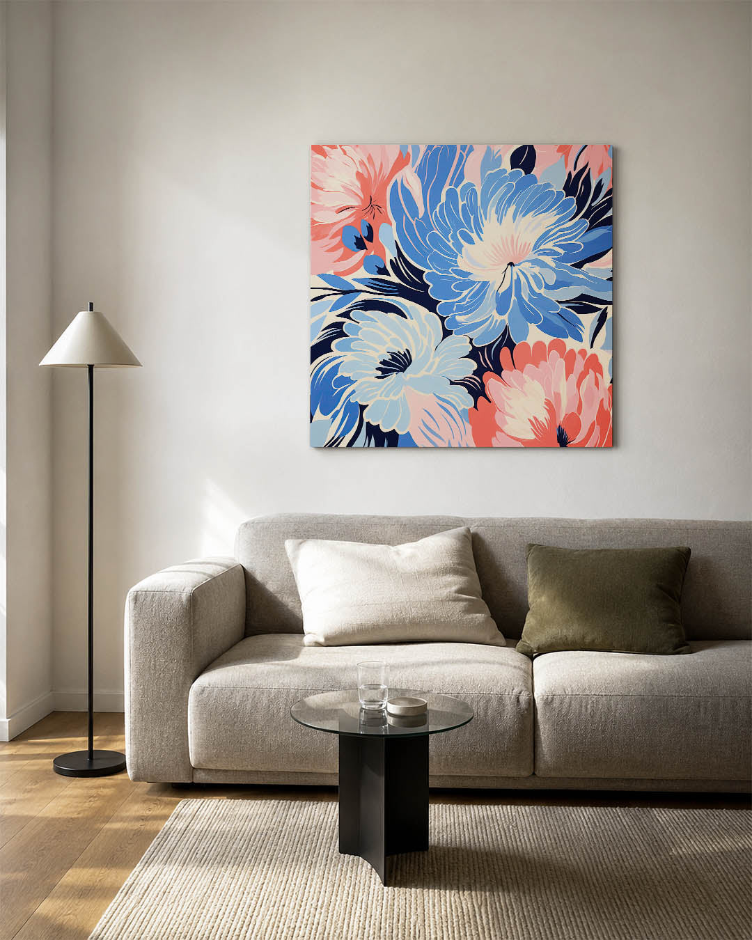 Bloemrijke vormen Kunstwerk