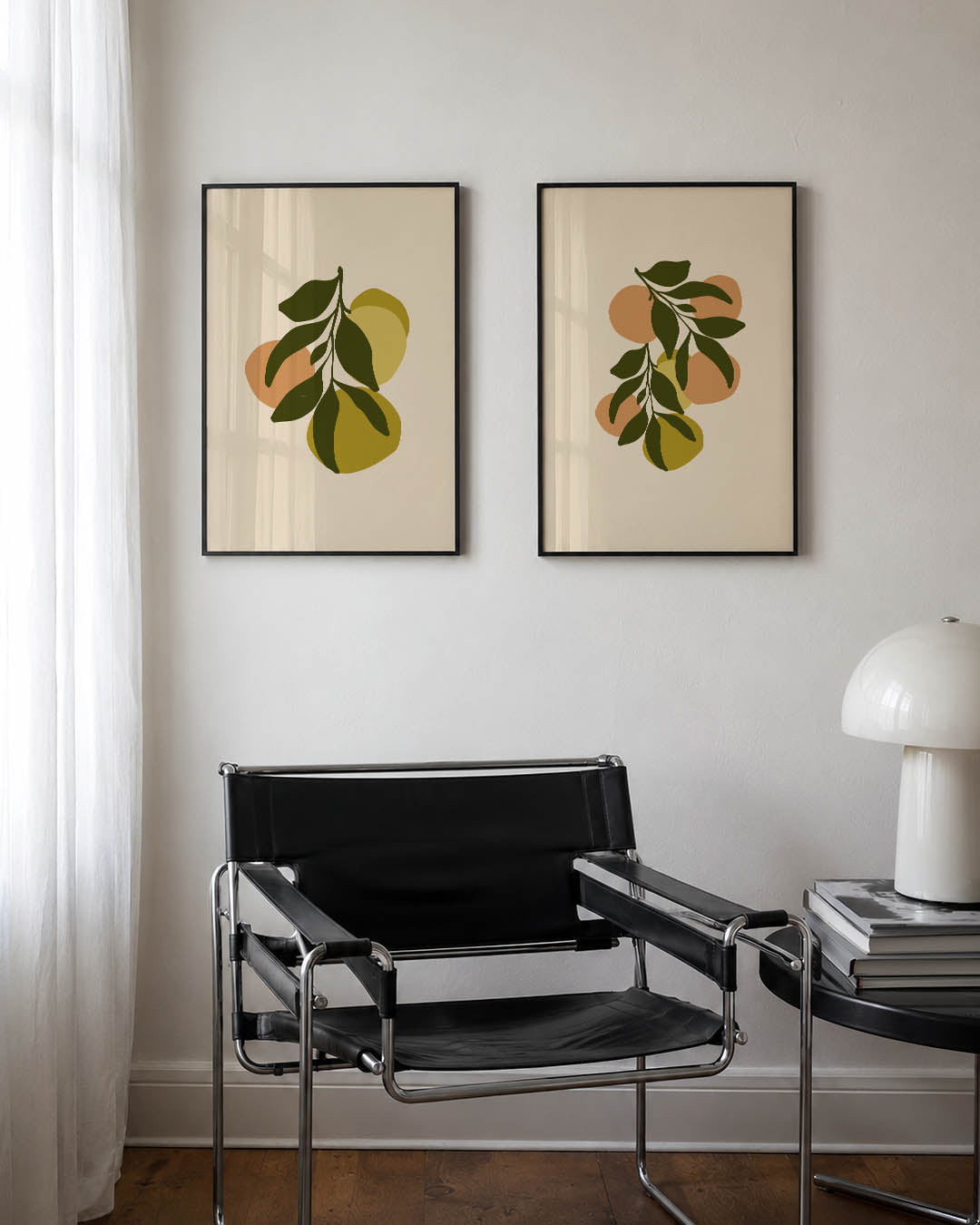 Fruitige vormen Posterset