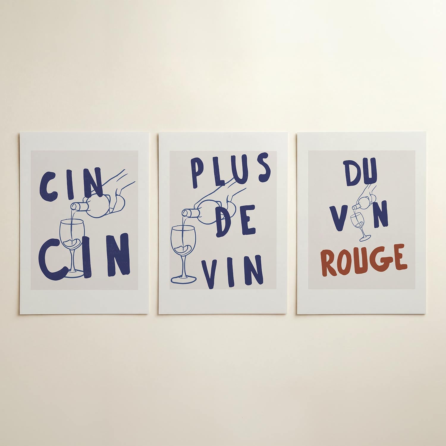 Vorm en cheers Posterset