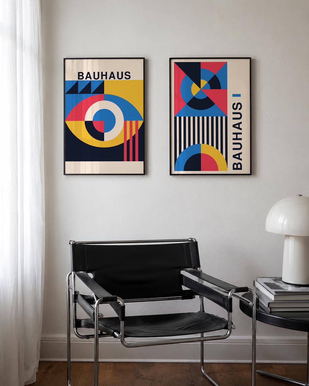 Vorm en kleurenspel Posterset