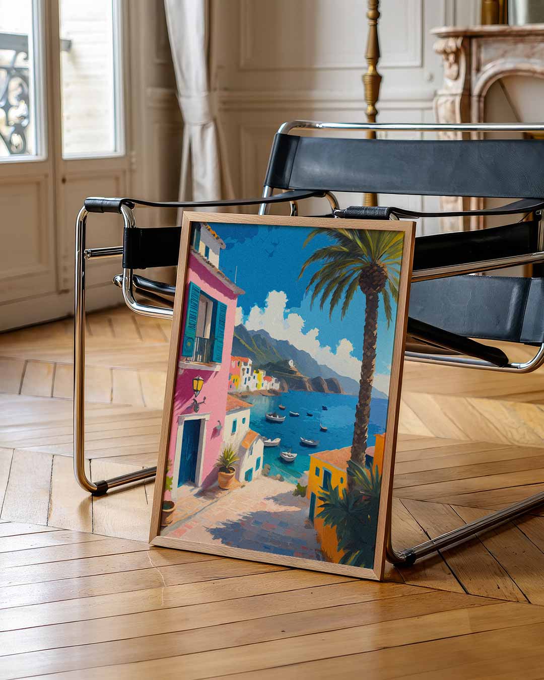 Mediterrane Stranddroom Poster-WallArtistic