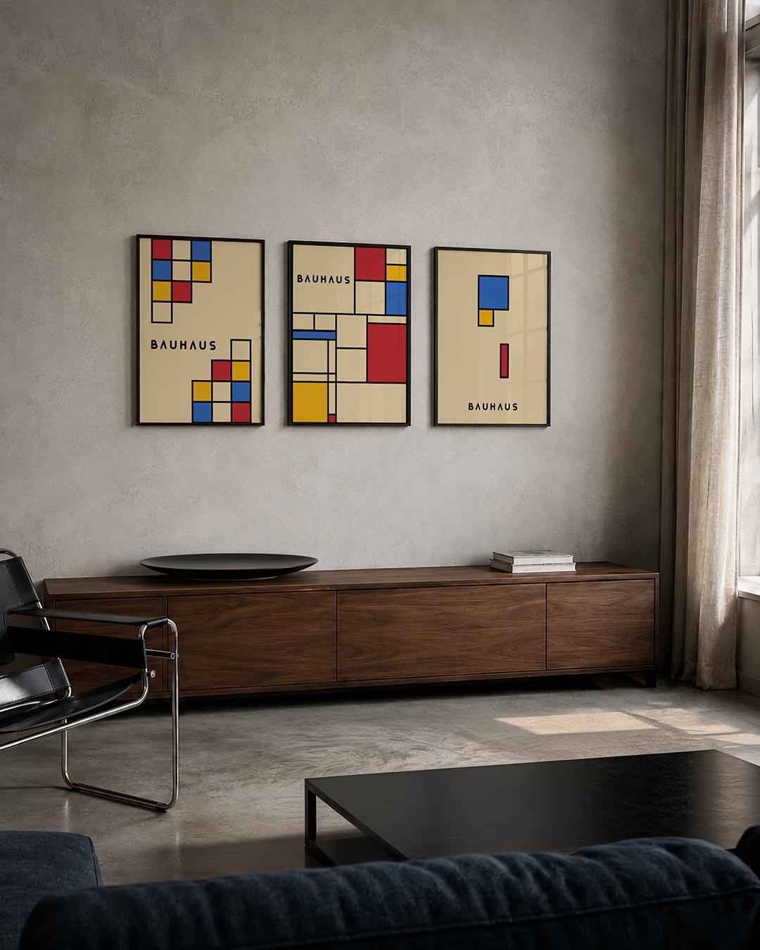 Kleur en lijnenspel Posterset