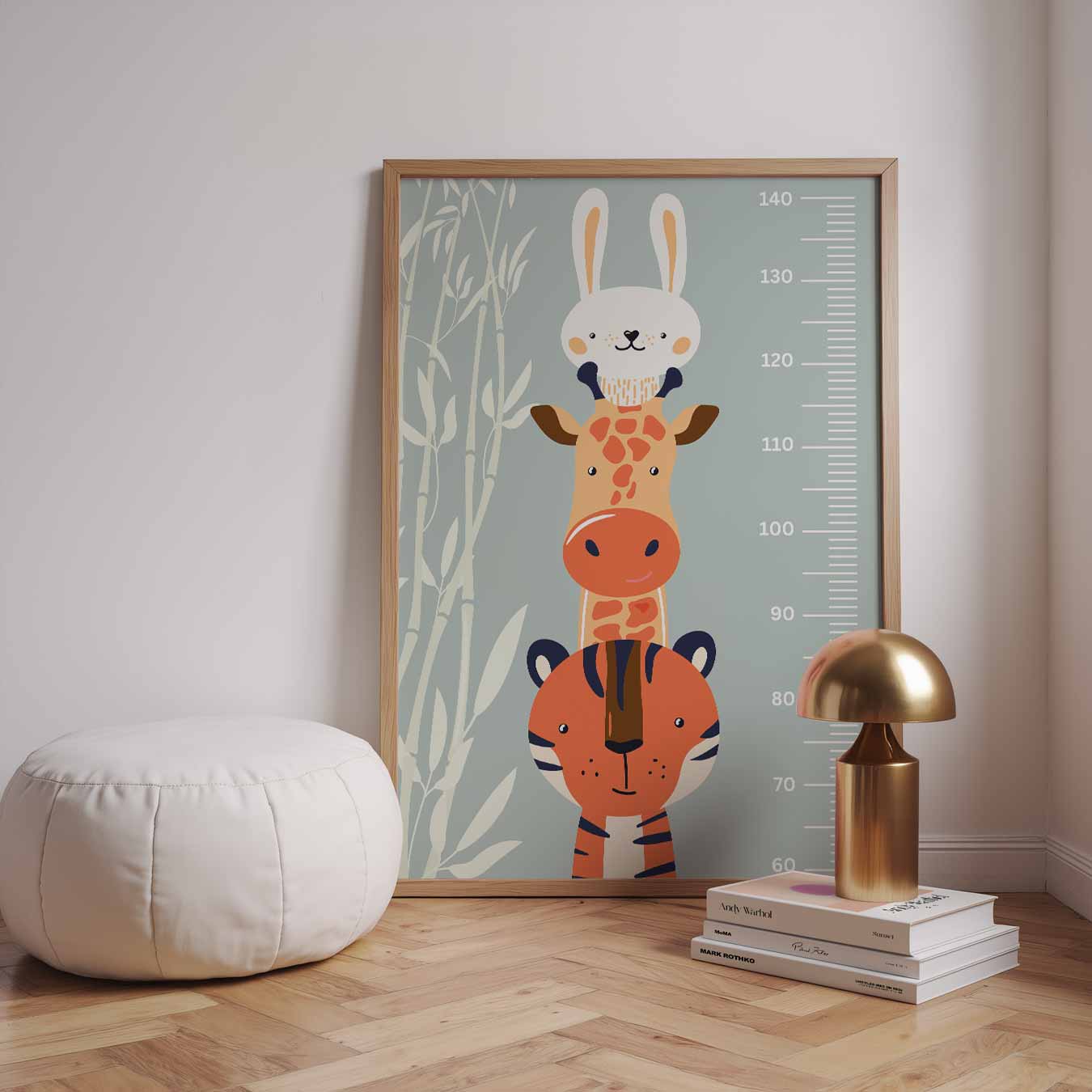 Dierenmeting Groeiposter-WallArtistic