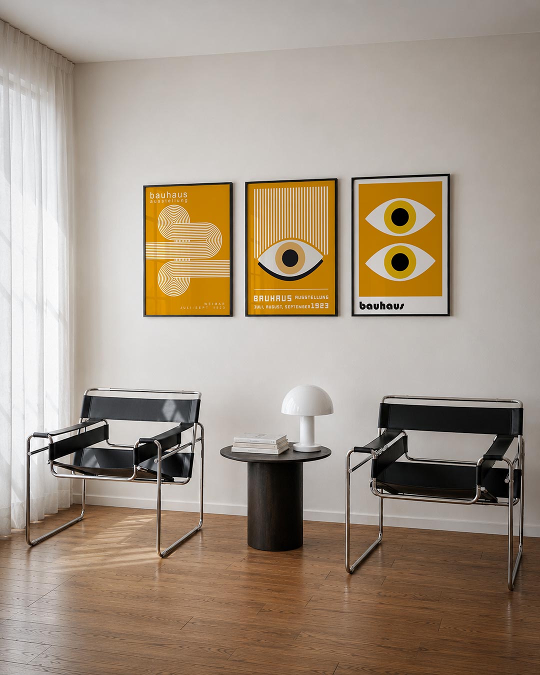 Lijnen en cirkelvormen Posterset