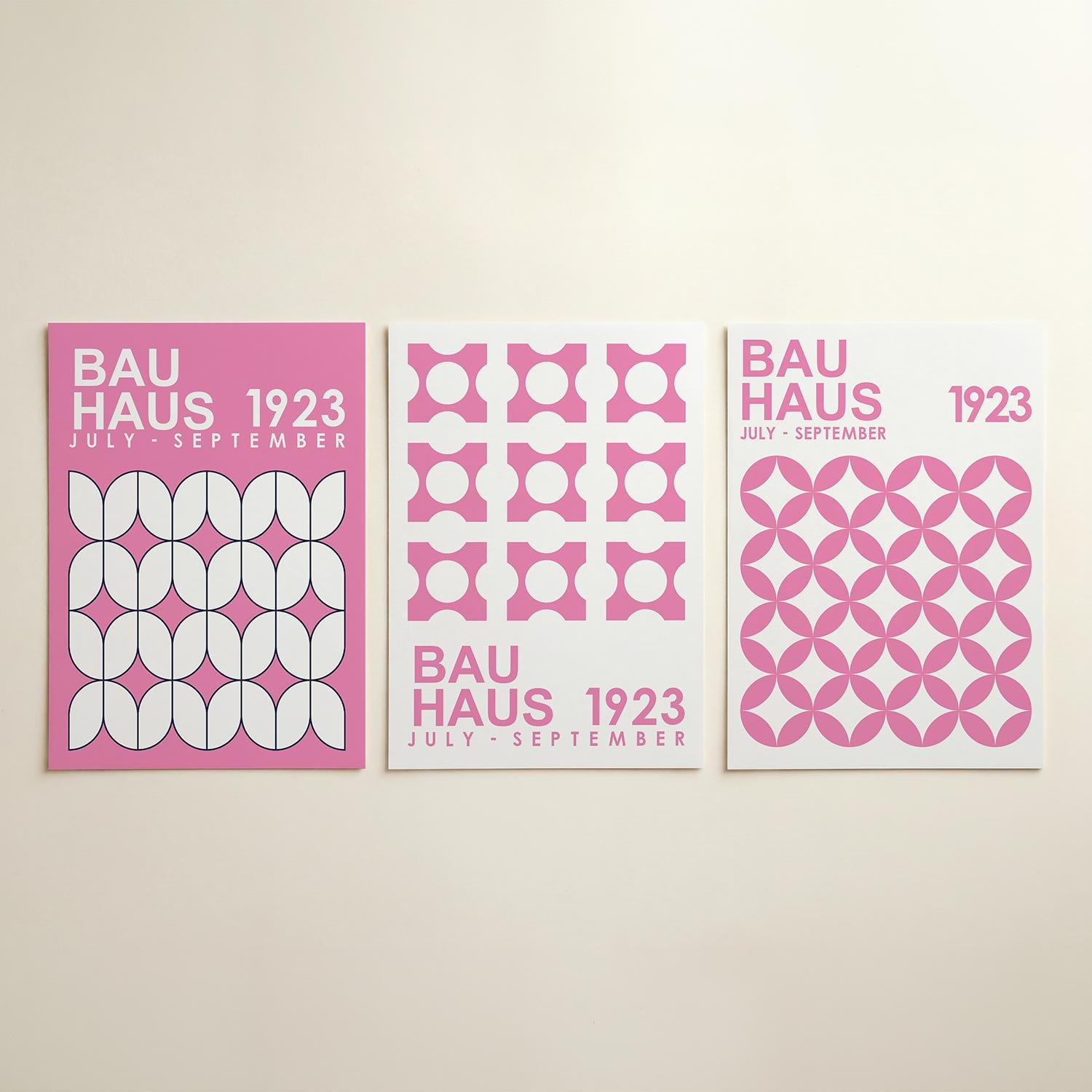 Vormen en vlakken Posterset