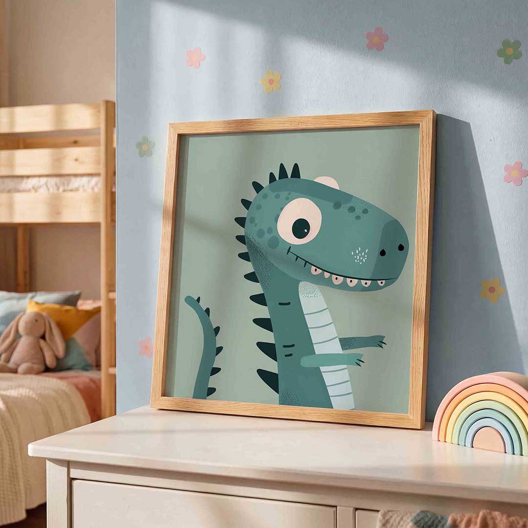 Dinosaurus illustratie Poster