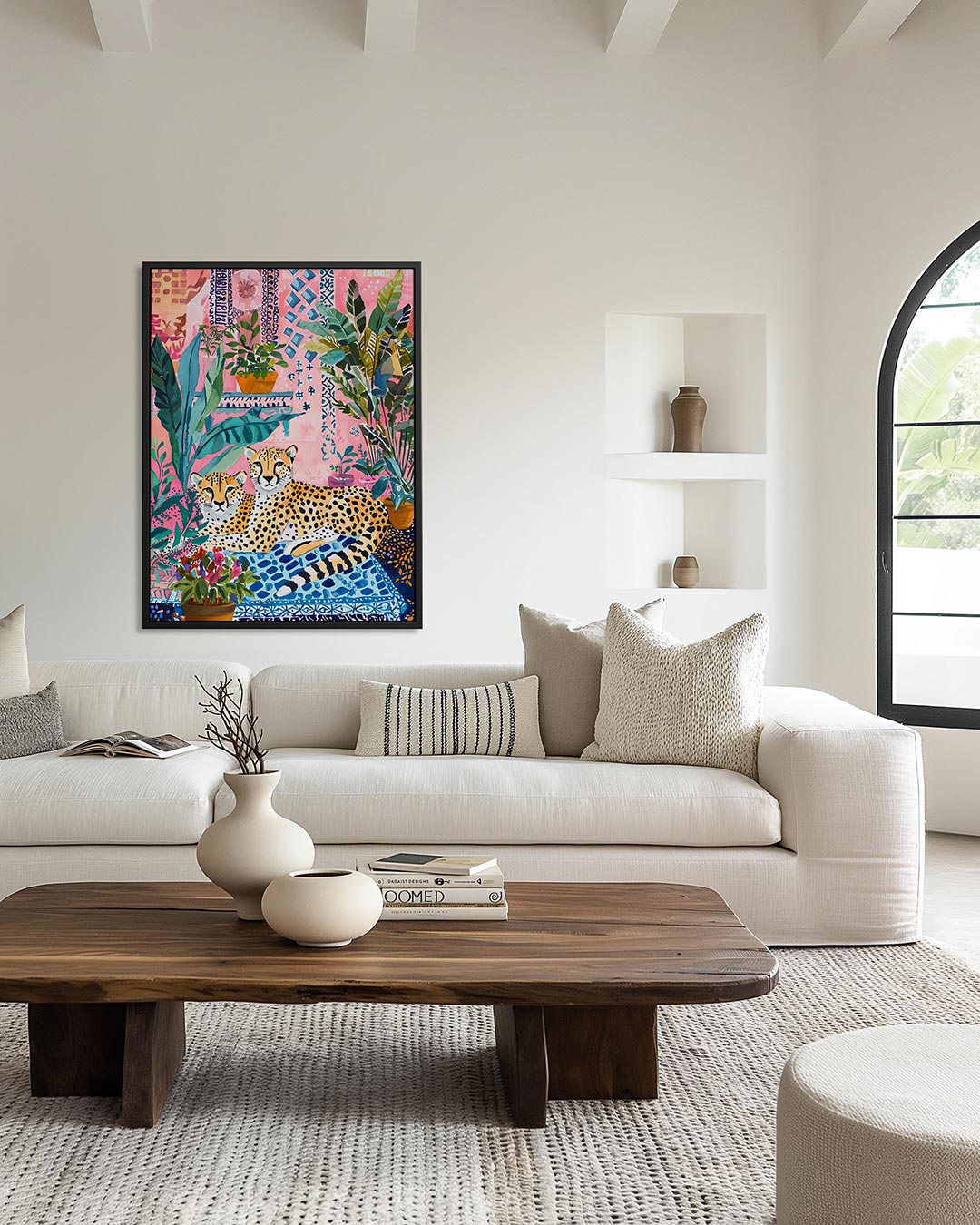 Exotische dieren en planten Kunstwerk