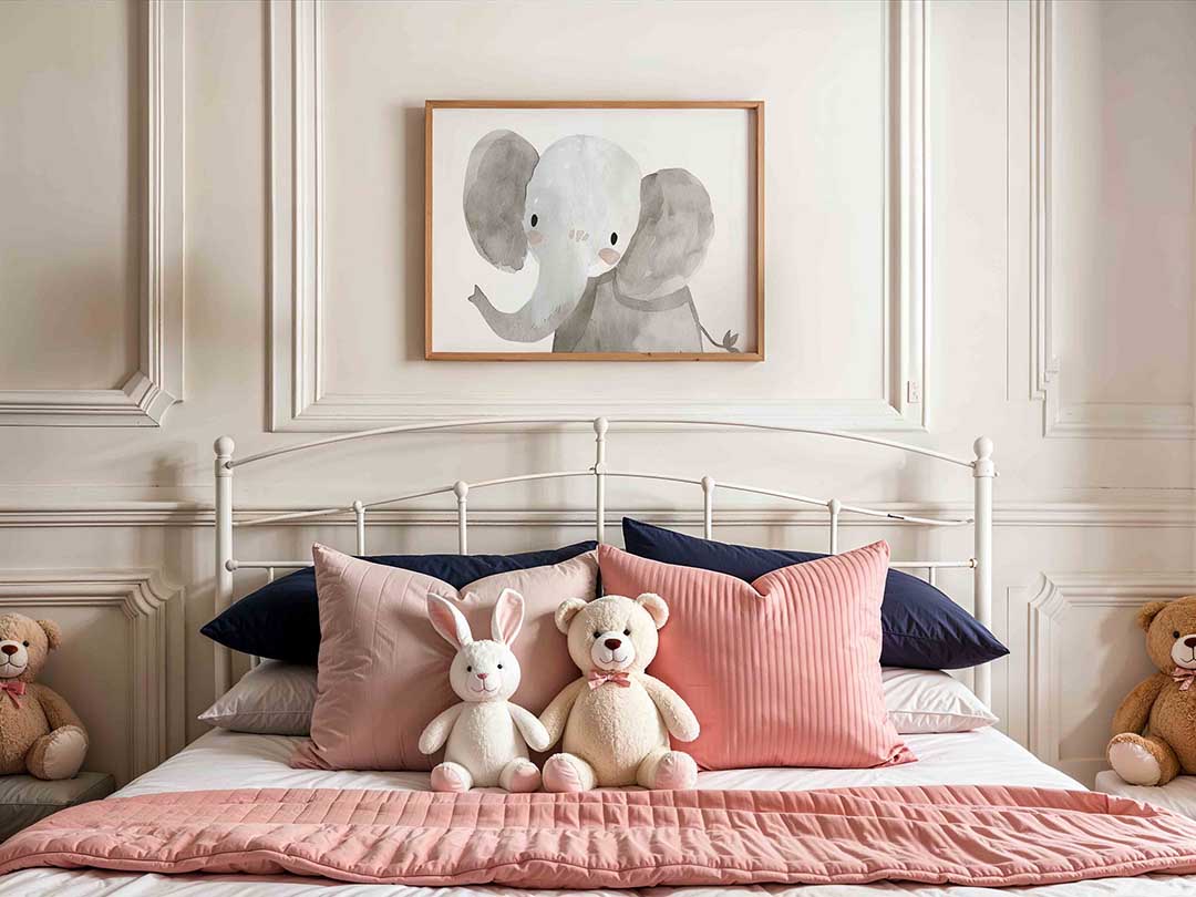 Olifant illustratie Poster