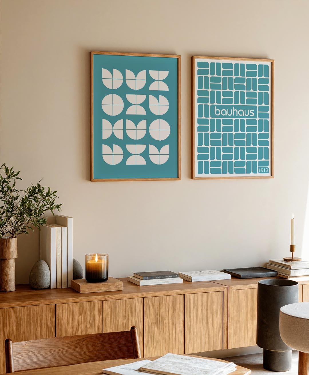 Vormenspel en ritme Posterset