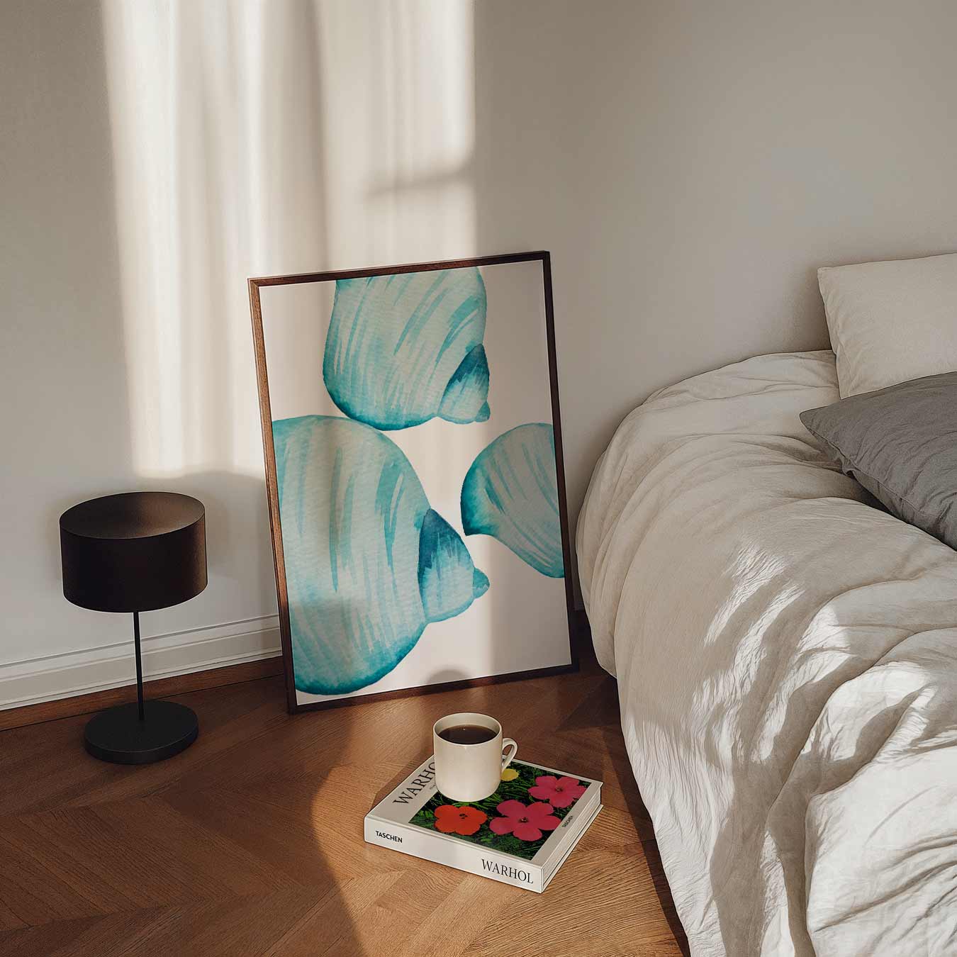 Abstracte Schelpen Poster-WallArtistic