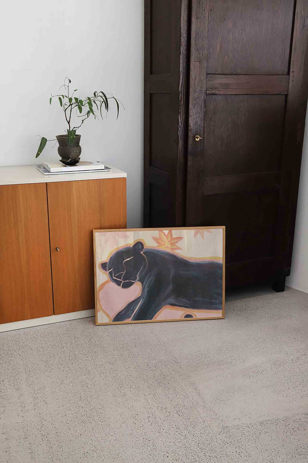 Slapende panter Poster
