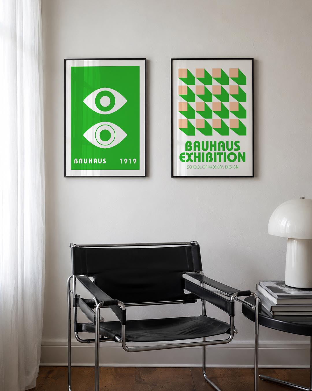 Oogvormen en kleur Posterset
