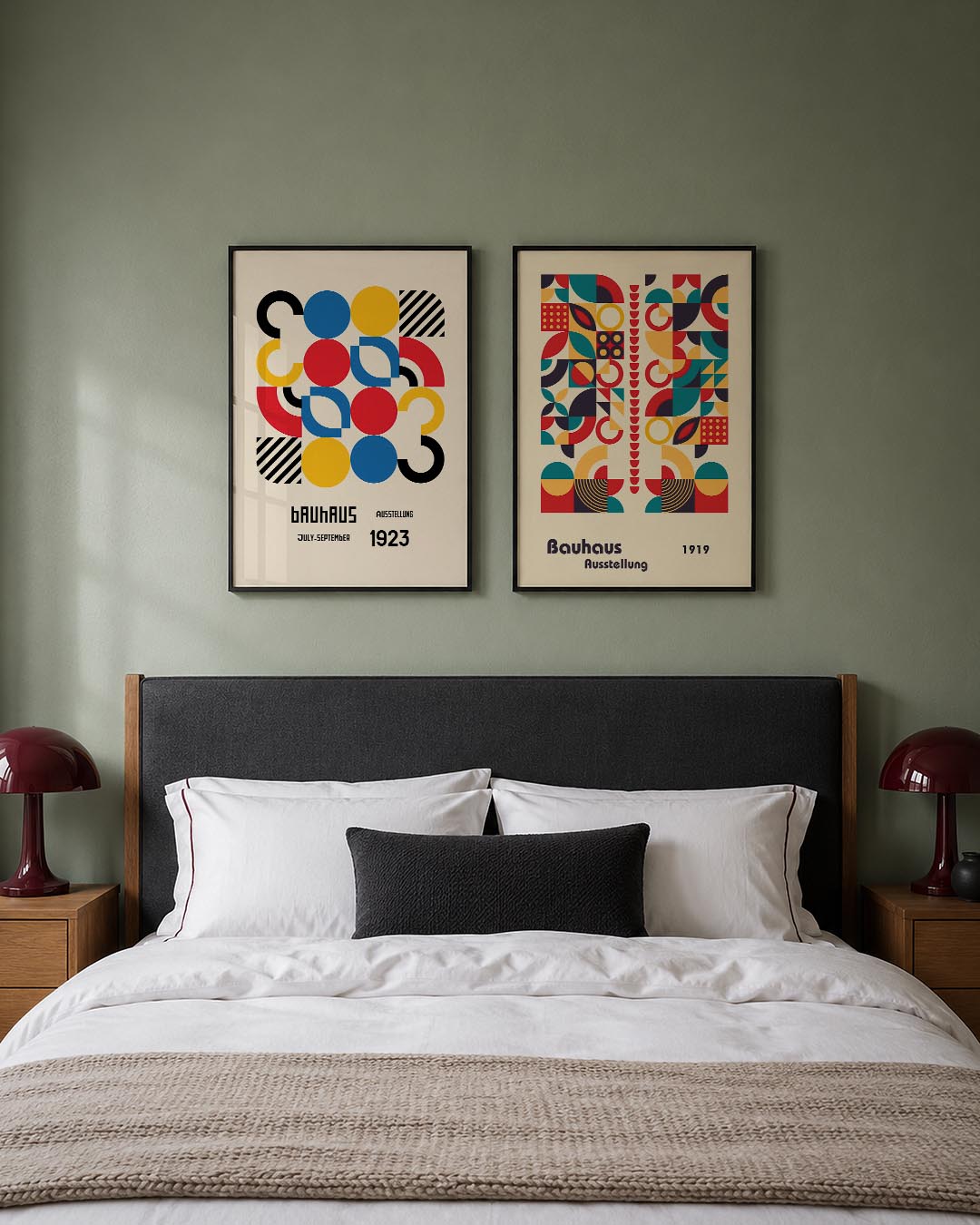 Kleurrijke cirkelharmonie Posterset