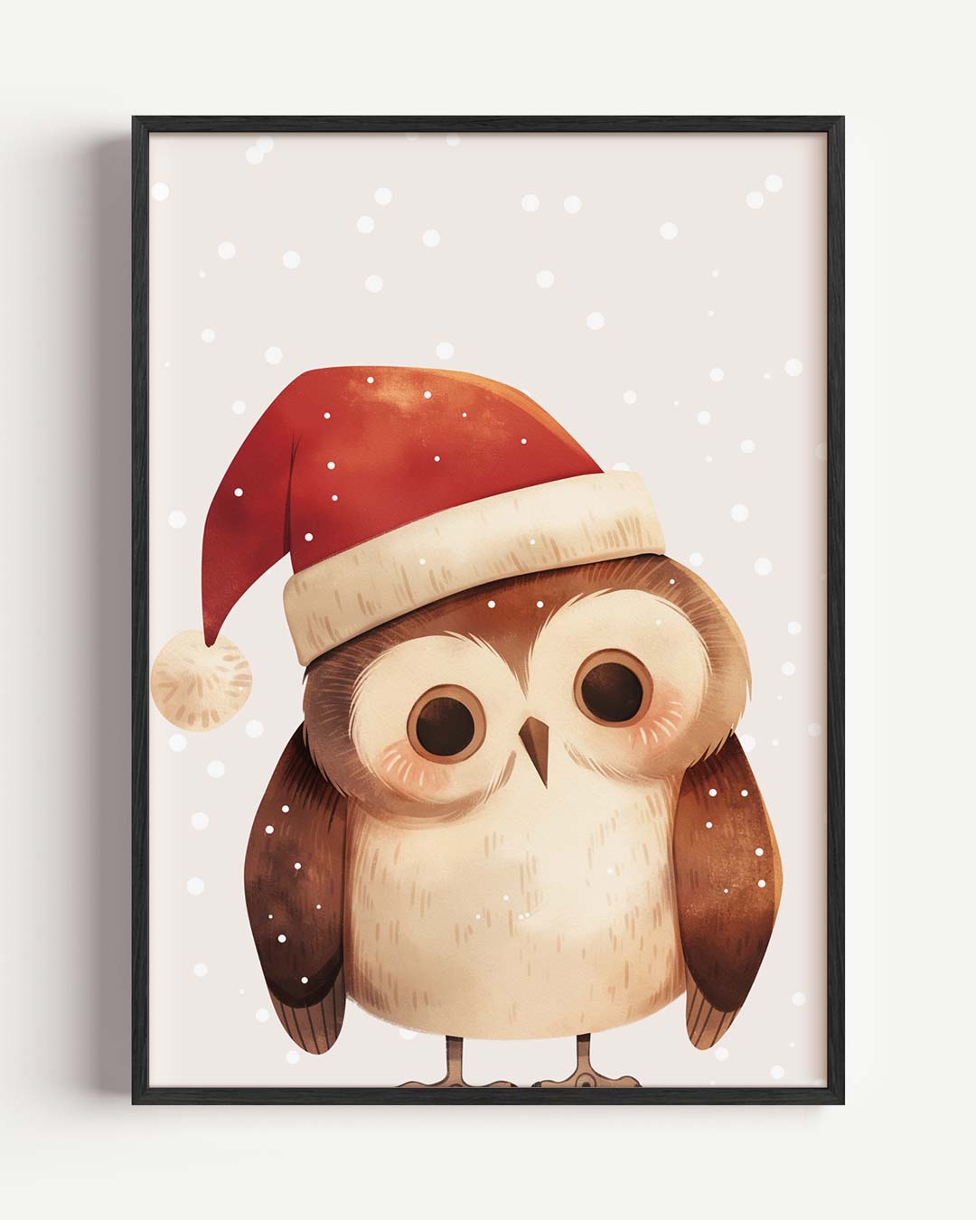 Winterse Uilenposter-WallArtistic
