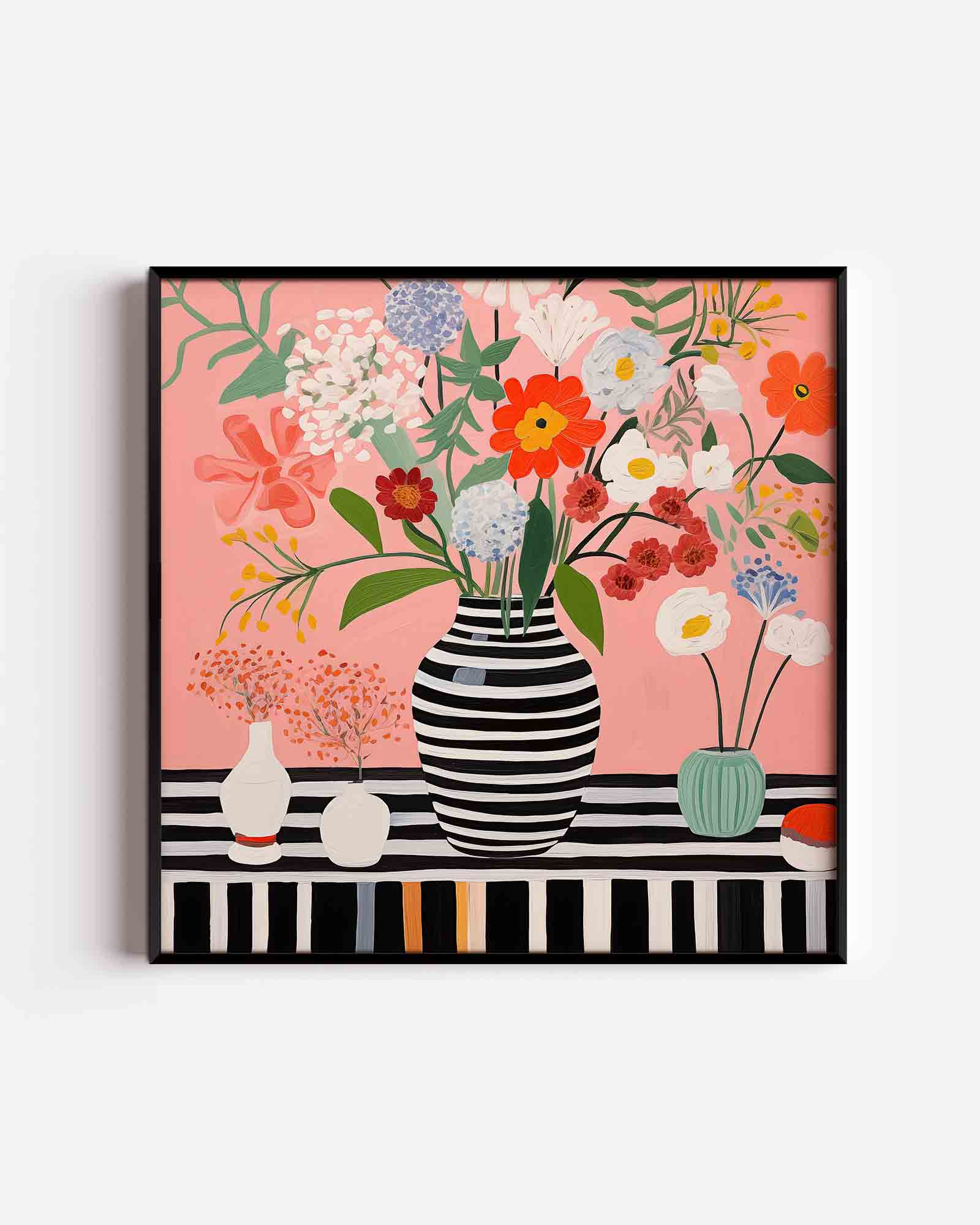 Bloemen in vazen Poster