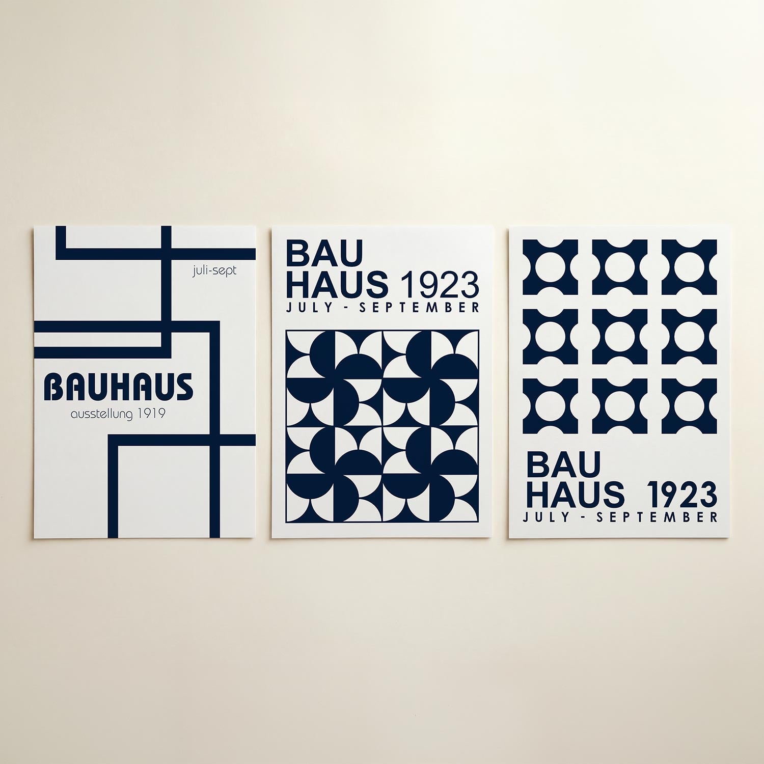 Lijnen en vlakken Posterset