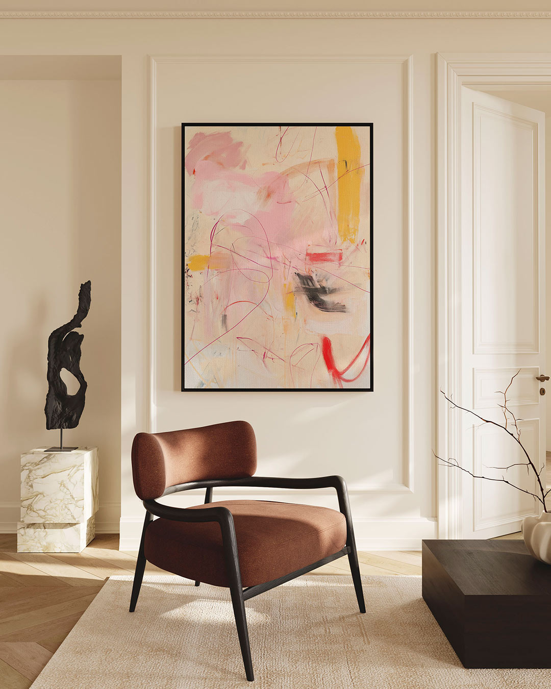 Kleurencompositie Kunstwerk