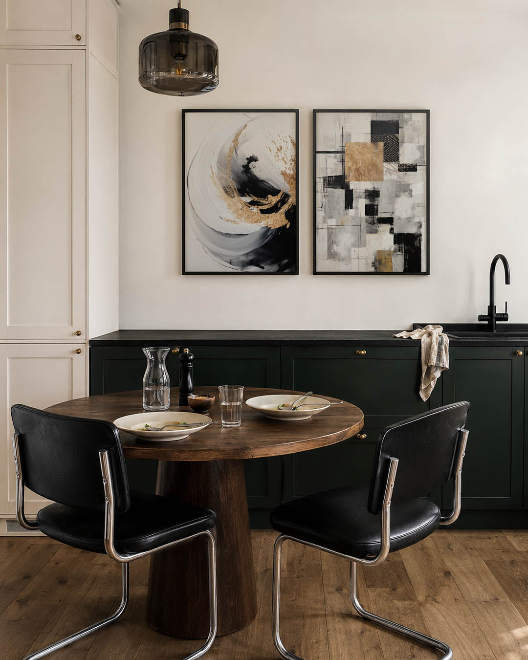 Gouden vortex Posterset