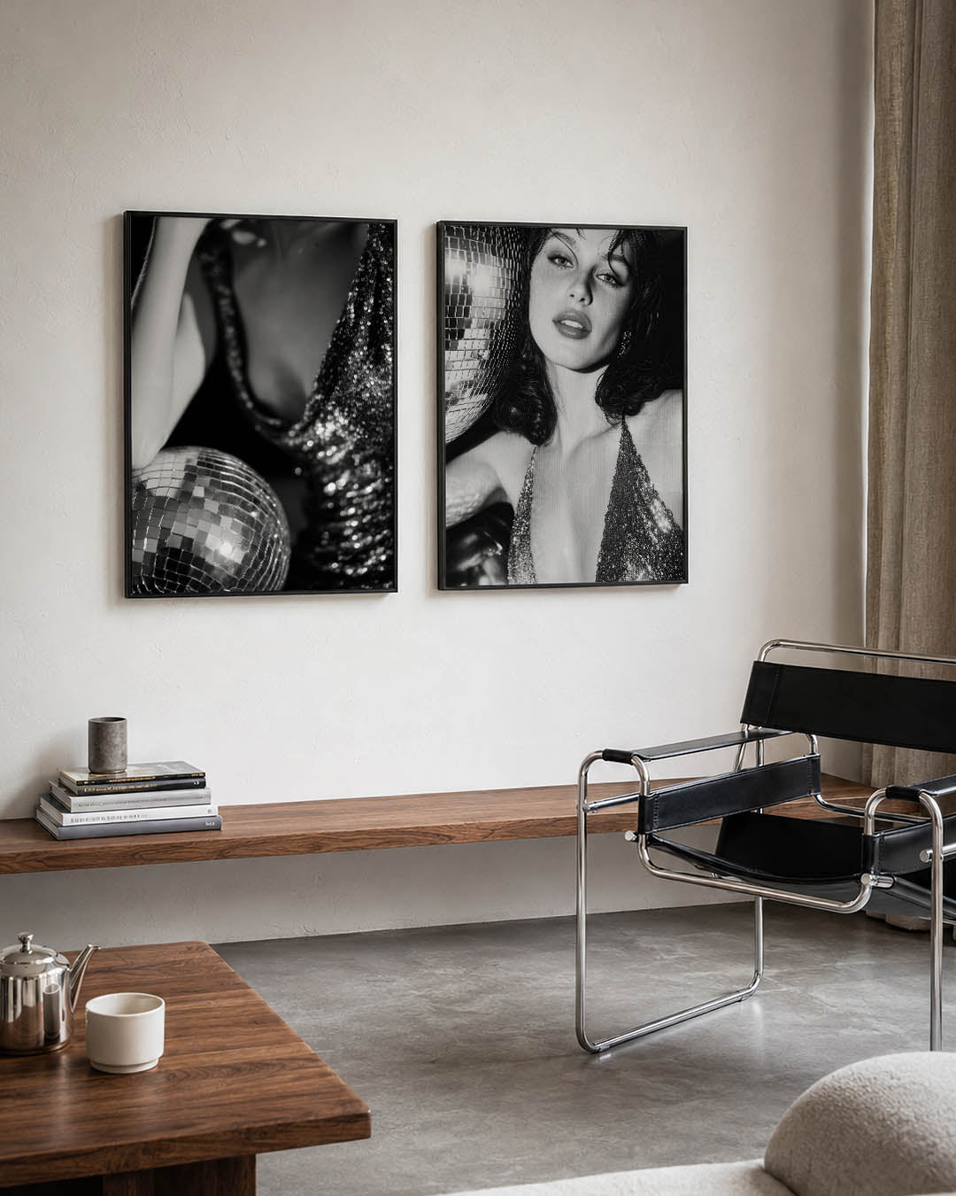 Glinsterend lichtspel Posterset