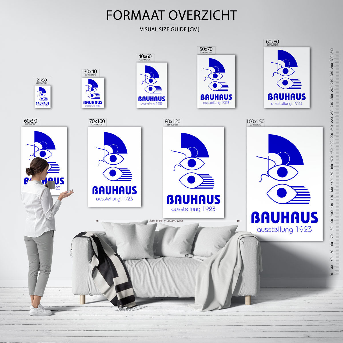 Vormen en lijnen Poster