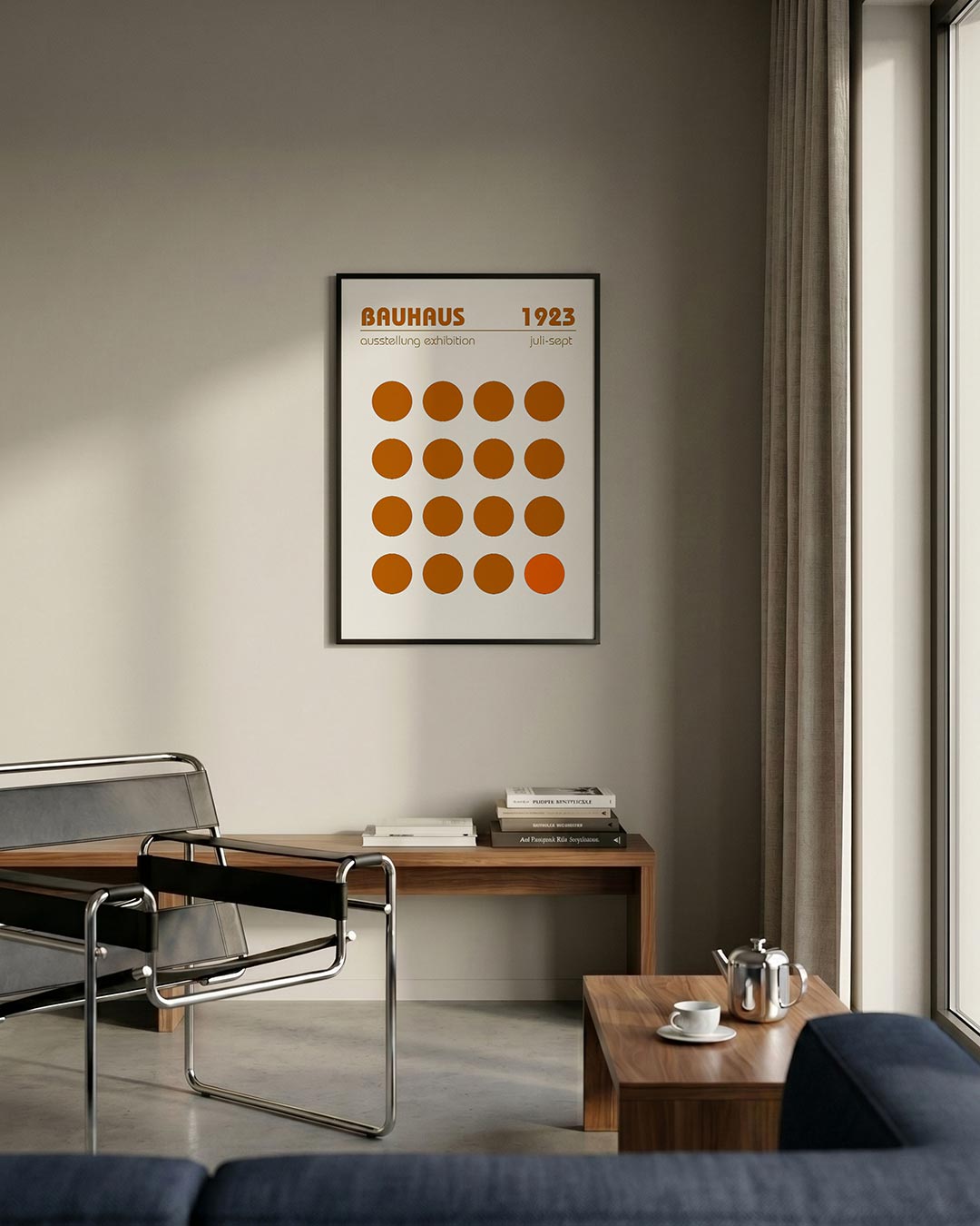 Cirkelritme en kleur Poster