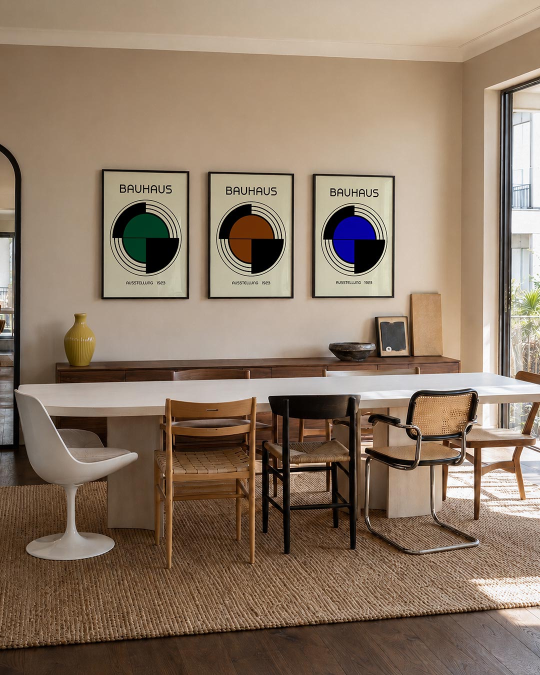 Cirkel en lijnen Posterset