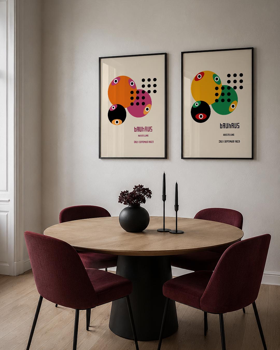 Cirkelritme en patronen Posterset