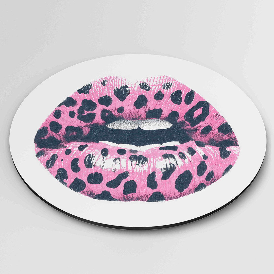 Roze lippen Muurcirkel