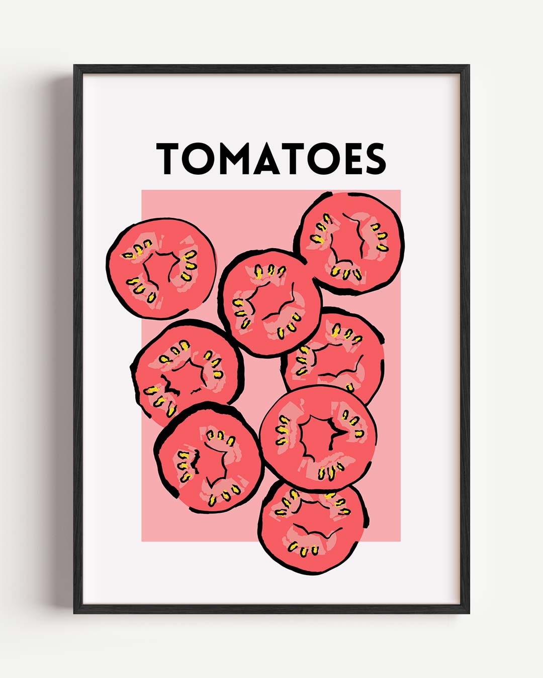 Frisse Tomaten Kunstposter-WallArtistic