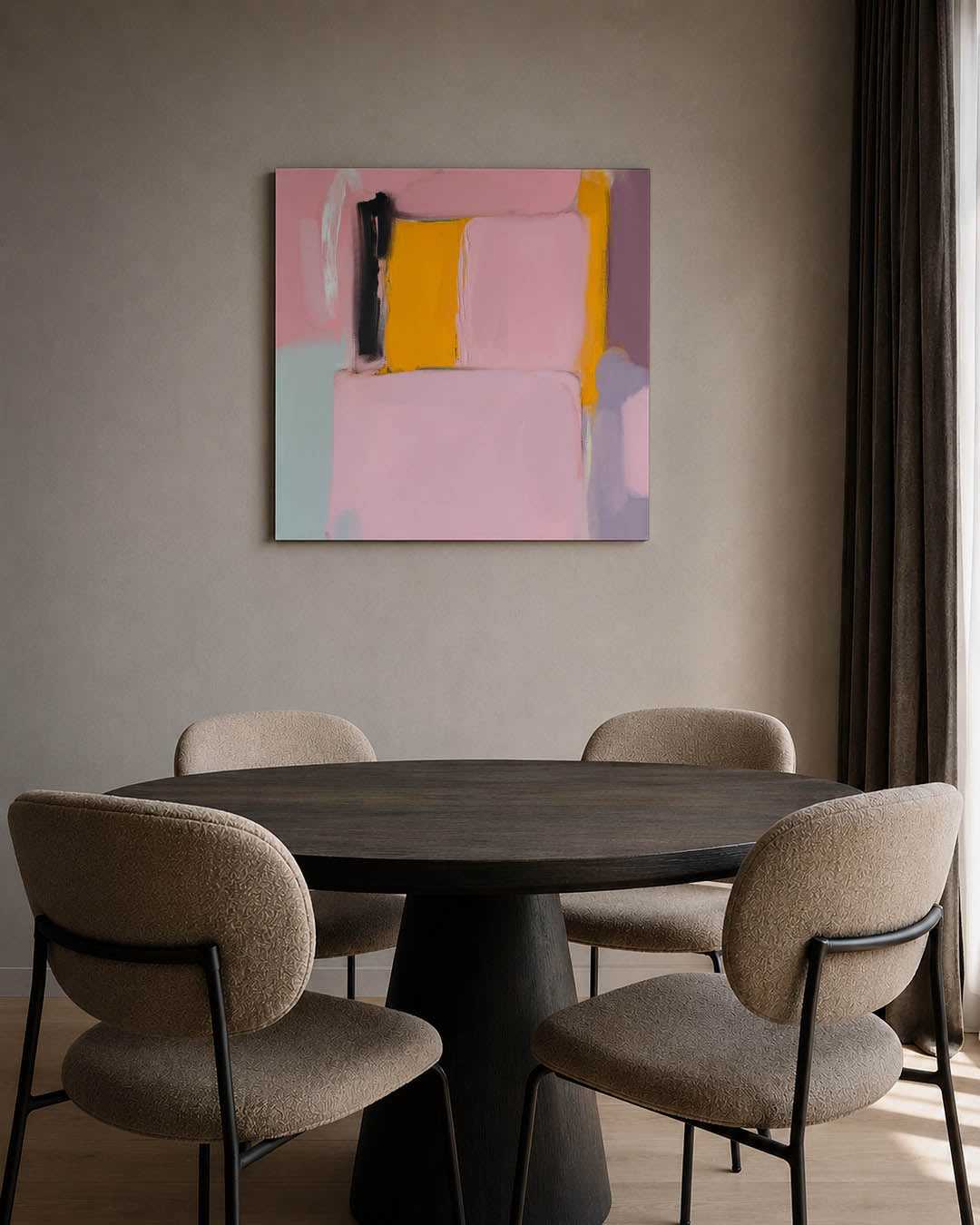 Kleurrijke vlakken Kunstwerk