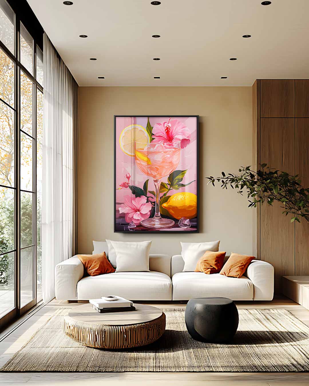 Zomerse Verfrissing Kunstwerk-canvas-dibond-plexiglas-wanddecoratie-WallArtistic