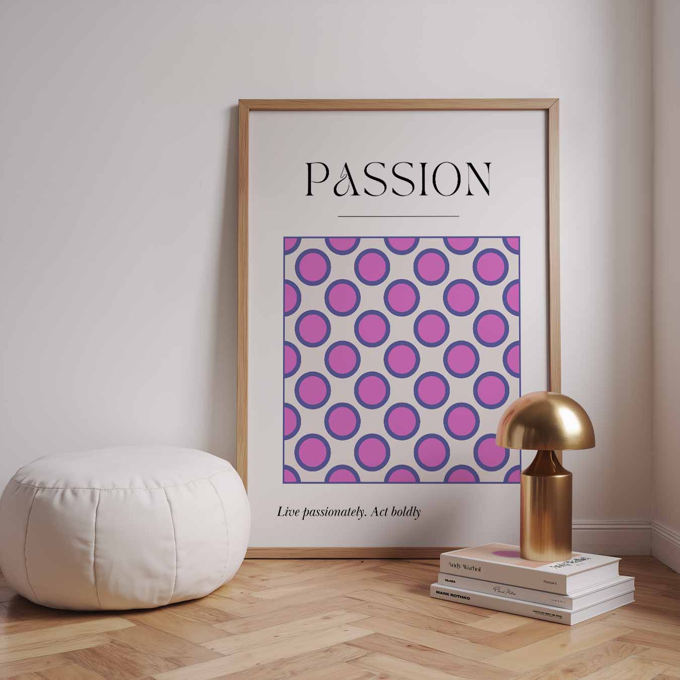 Passion Circle Poster-WallArtistic