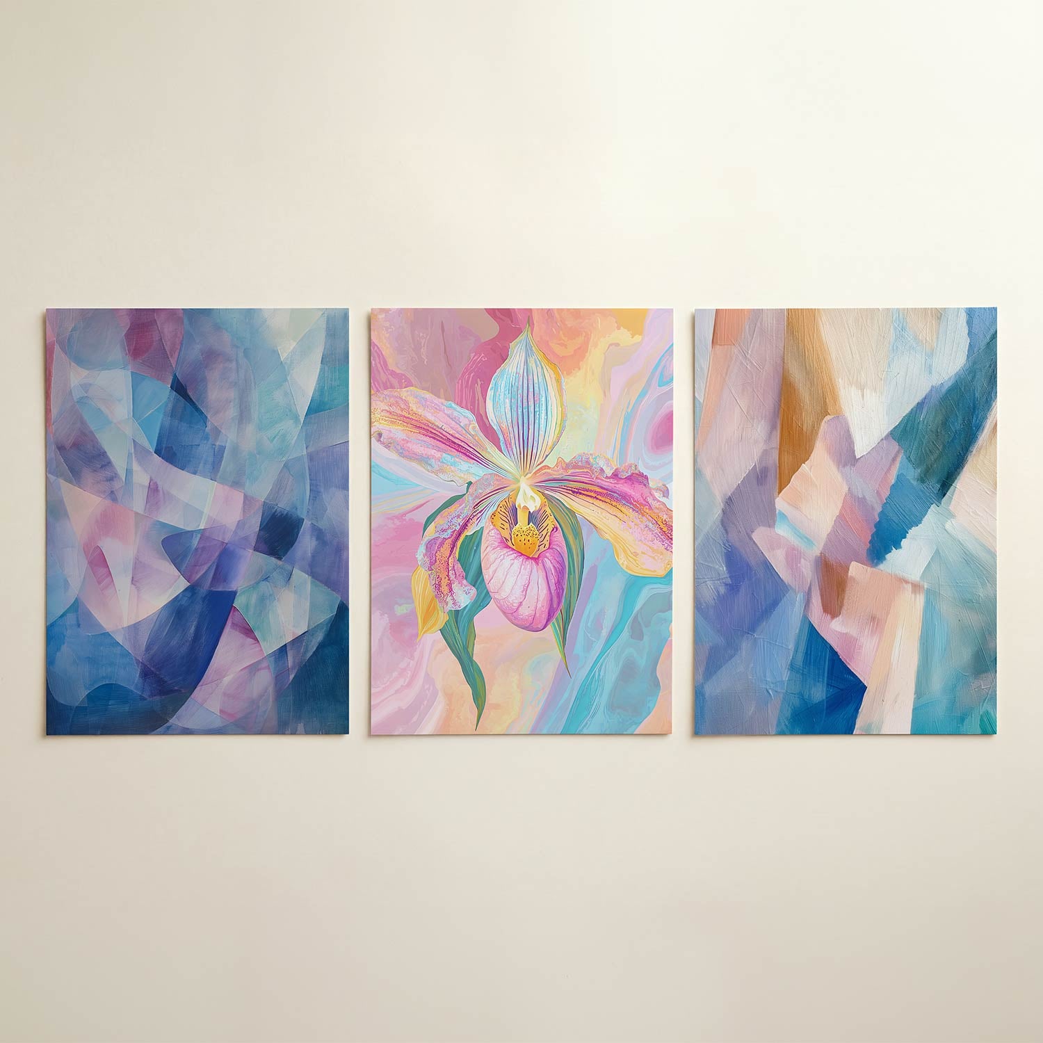 Kleurvlakken harmonie Posterset