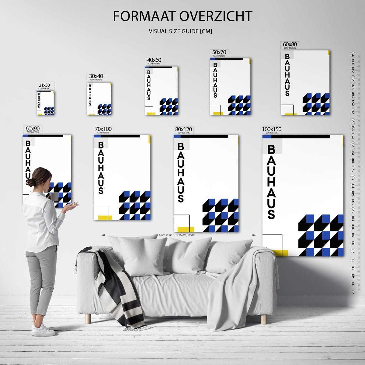 Vormen en vlakken Poster