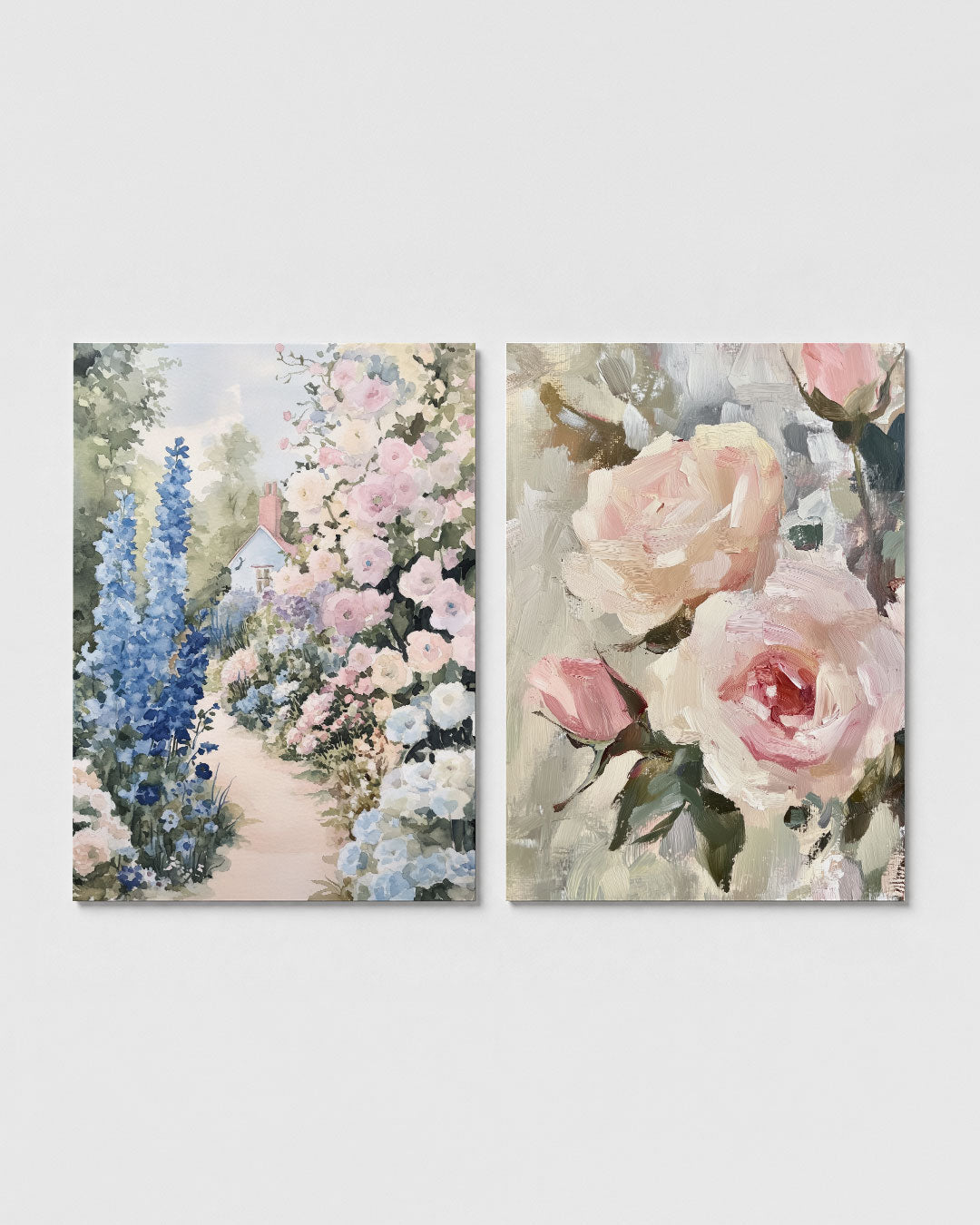 Bloemrijke tuin Posterset