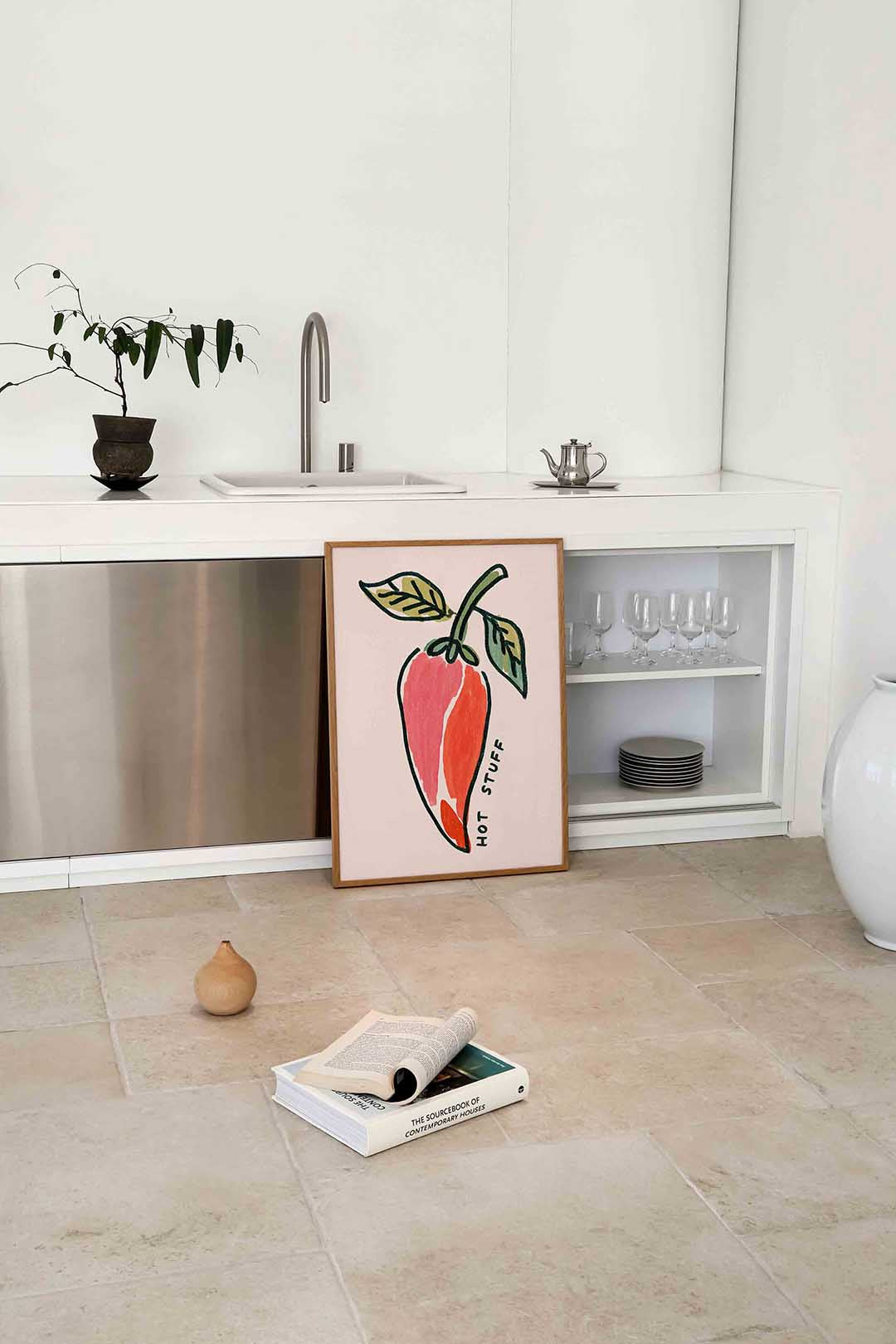 Paprika met tekst Poster