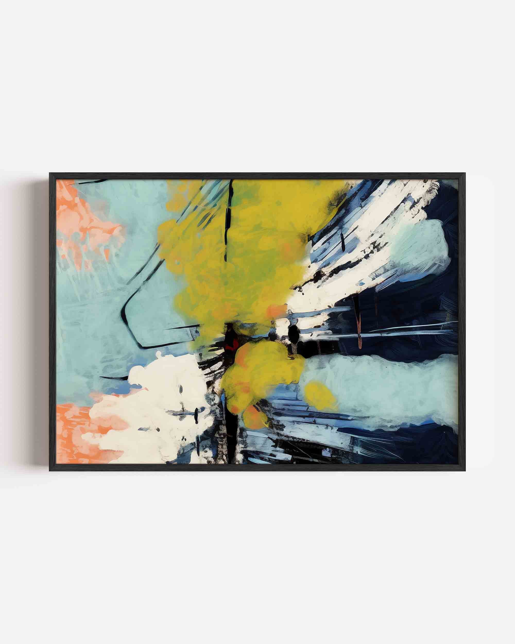 Abstracte vormen en kleuren Poster