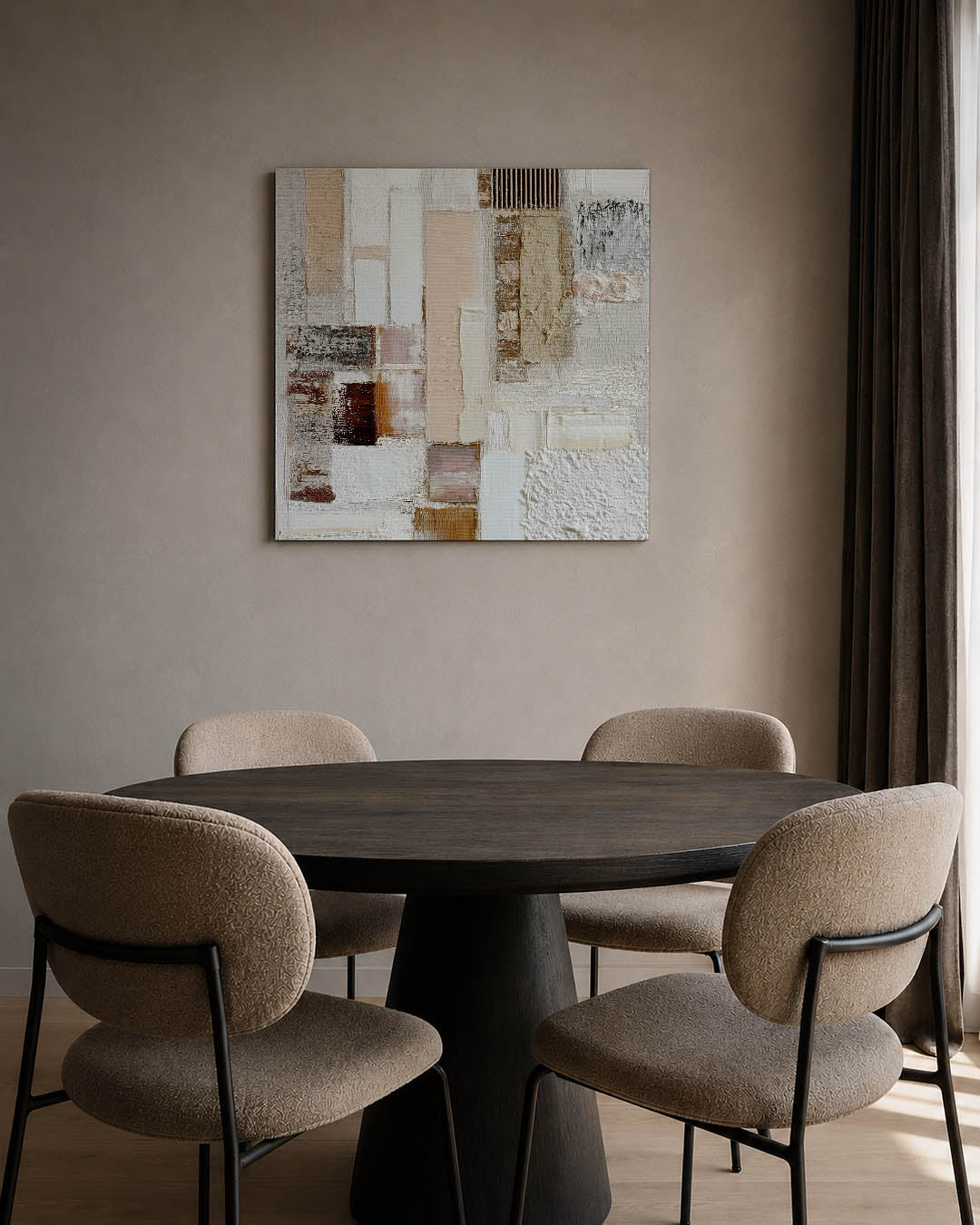 Textuur en lagen Kunstwerk