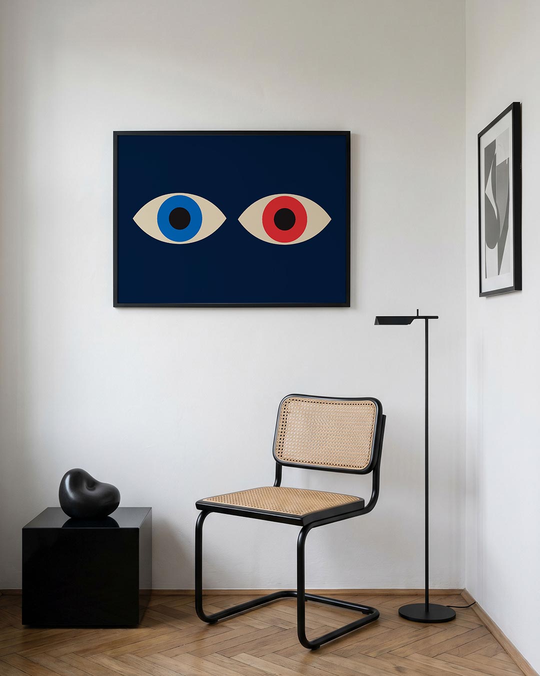 Oogvormen en kleur Poster