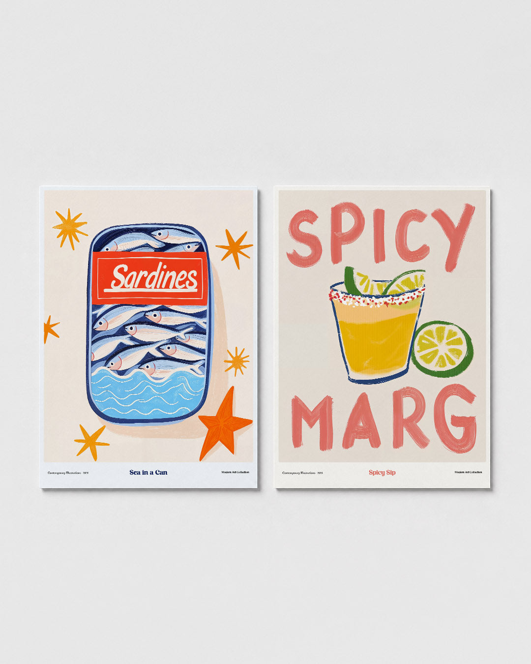 Vissen en sterren Posterset